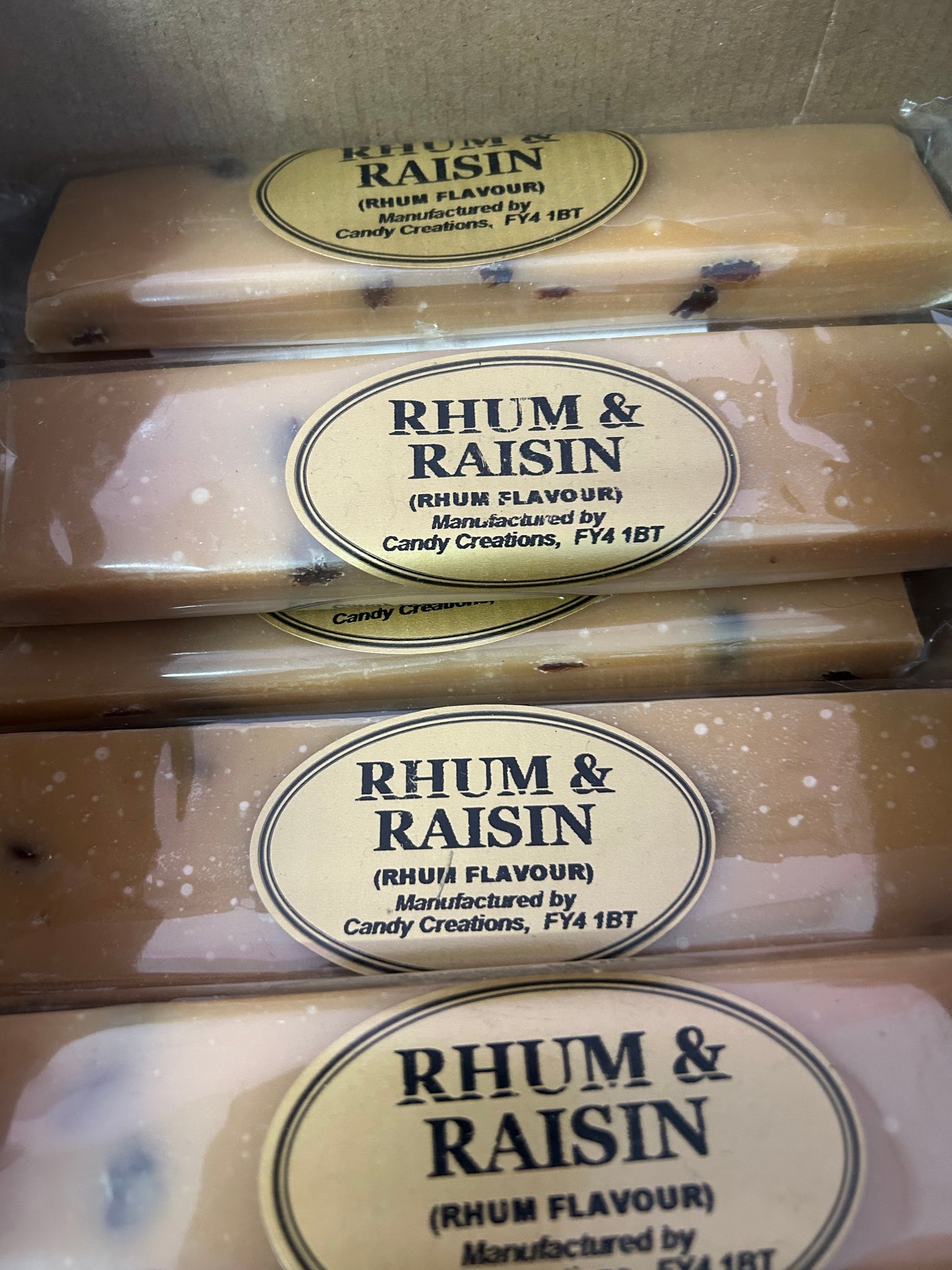 Rum & Raisin Fudge Bar