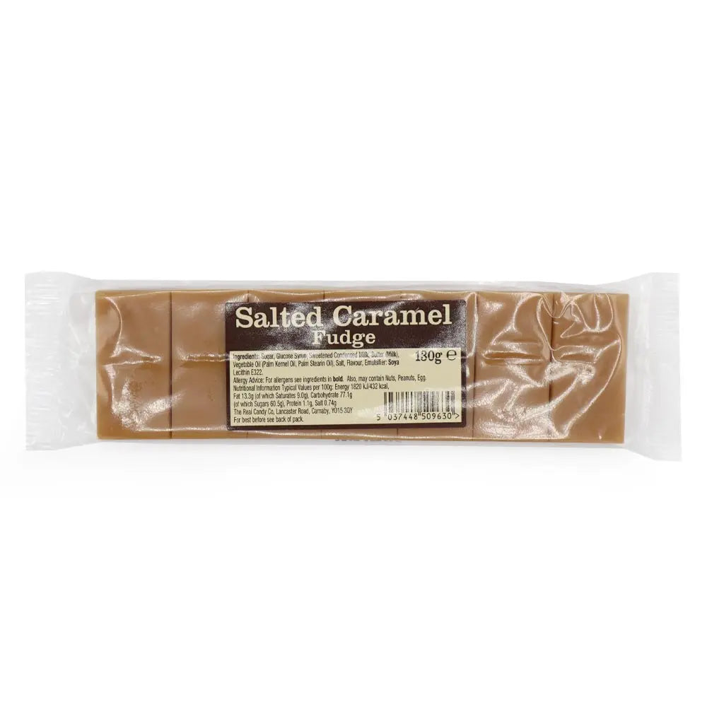 The Real Candy Co. Salted Caramel Fudge Bar 130g