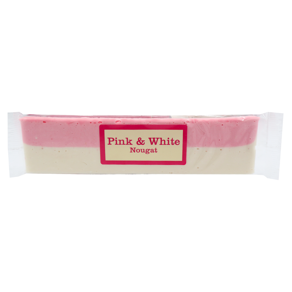 The Real Candy Co. Pink & White Nougat Bars 130g