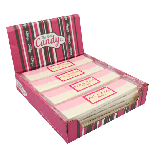 The Real Candy Co. Pink & White Nougat Bars 130g