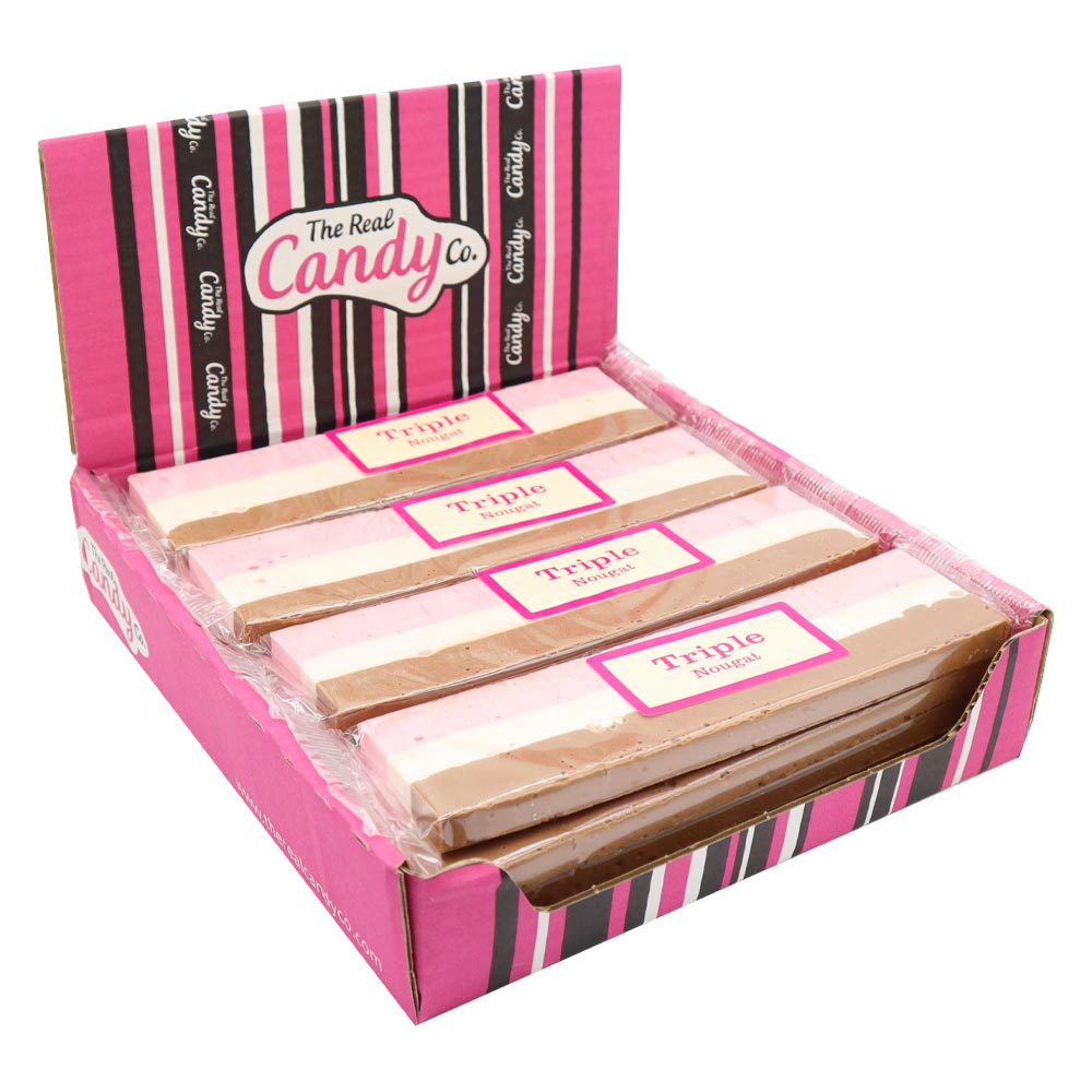 The Real Candy Co. Triple Nougat Bars 130g